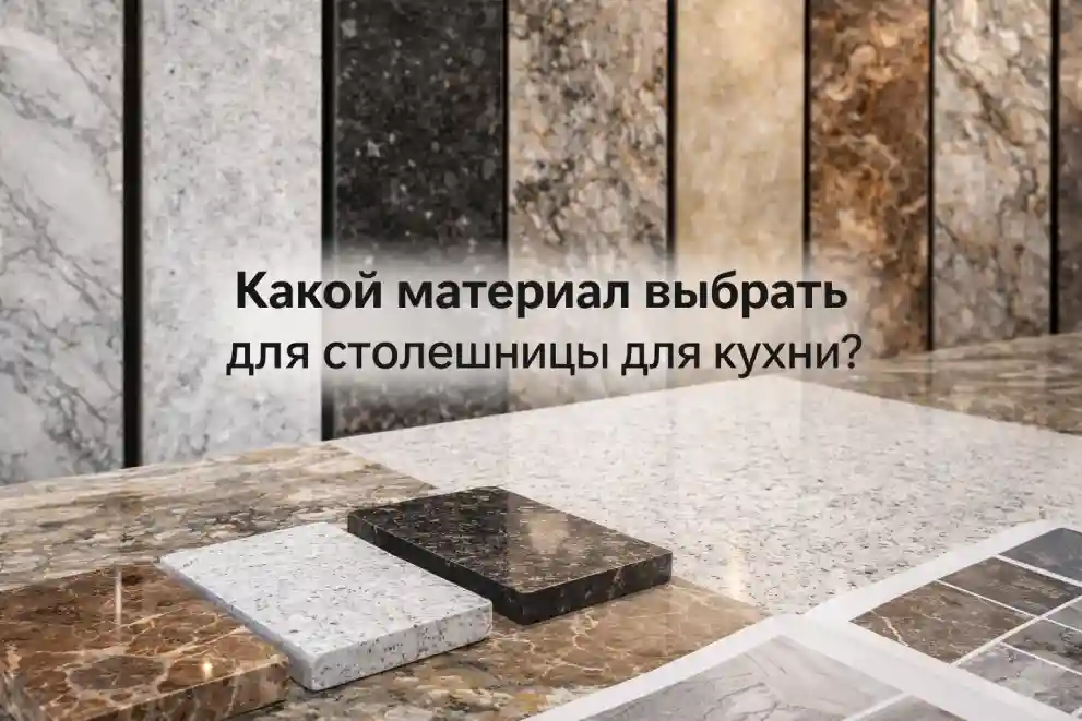 Пример фактуры материала для кухонной столешницы